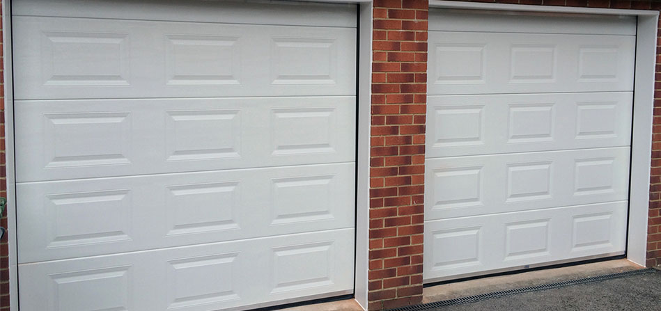 White Domestic Roller Shutter Doors